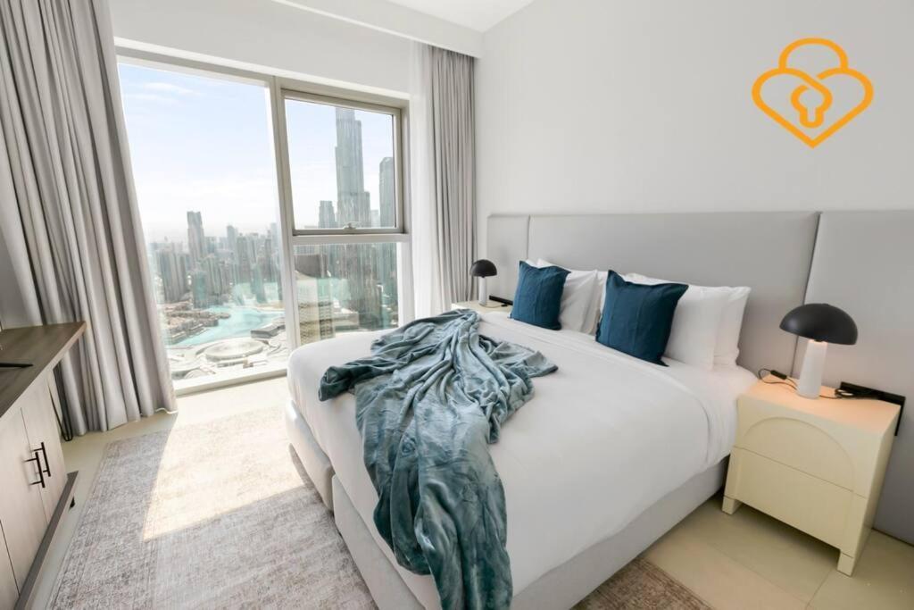 Downtown Views 3 Bedroom W Nanny Full Burj Khalifa View Connected To Dubai Mall ภายนอก รูปภาพ